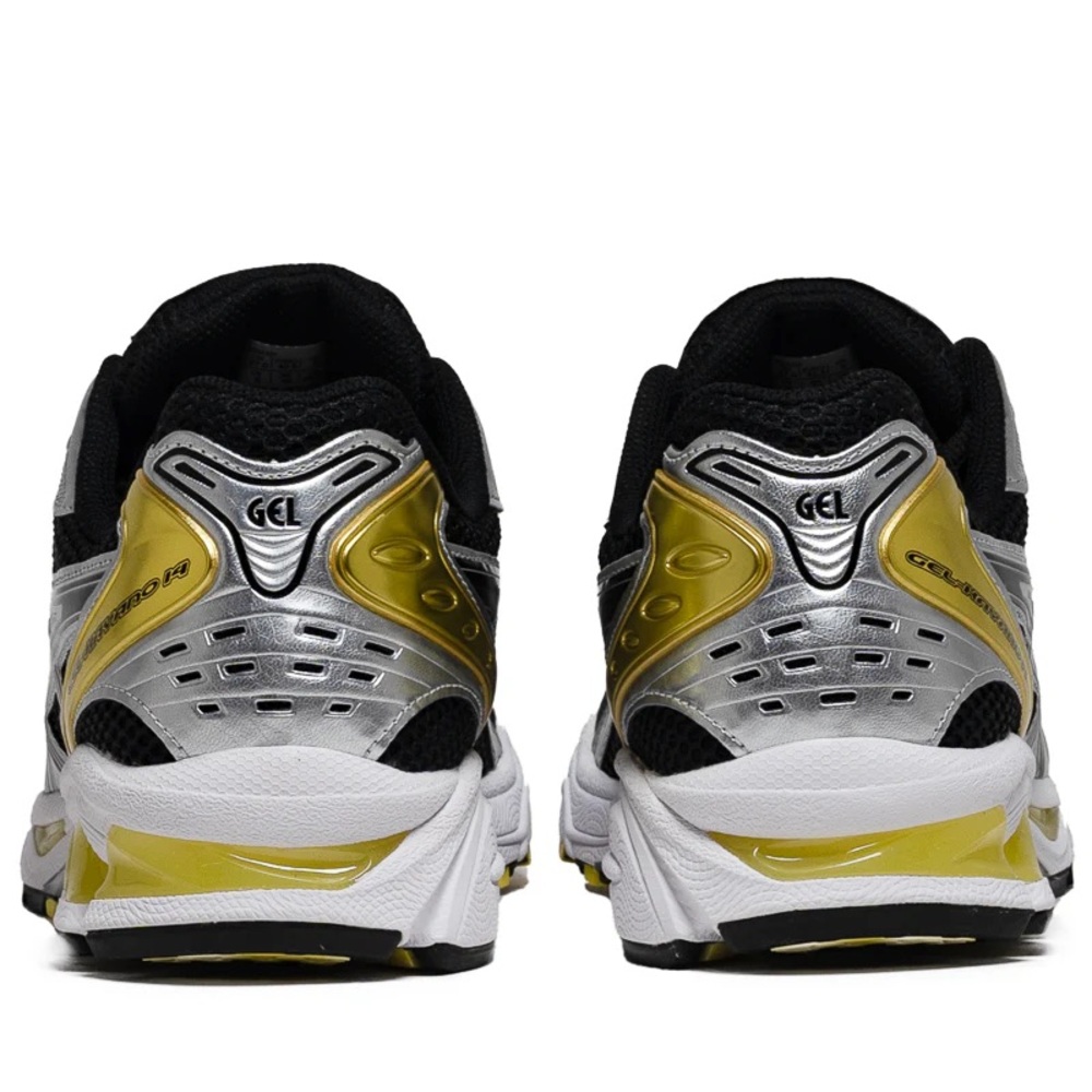 UNISEX ASICS GEL-KAYANO 14 'BLACK LEMON SPARK' - Picture 4 of 8